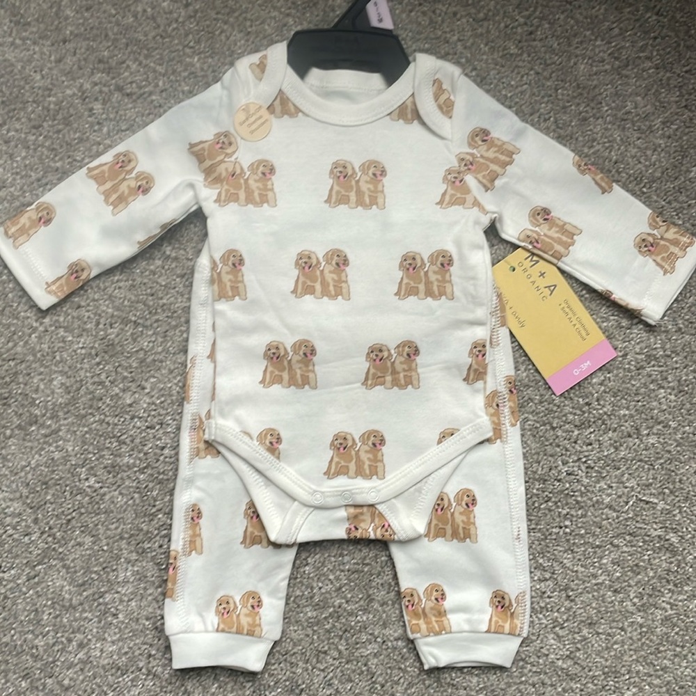 NWT Puppy Organic Monica + Andy Set
